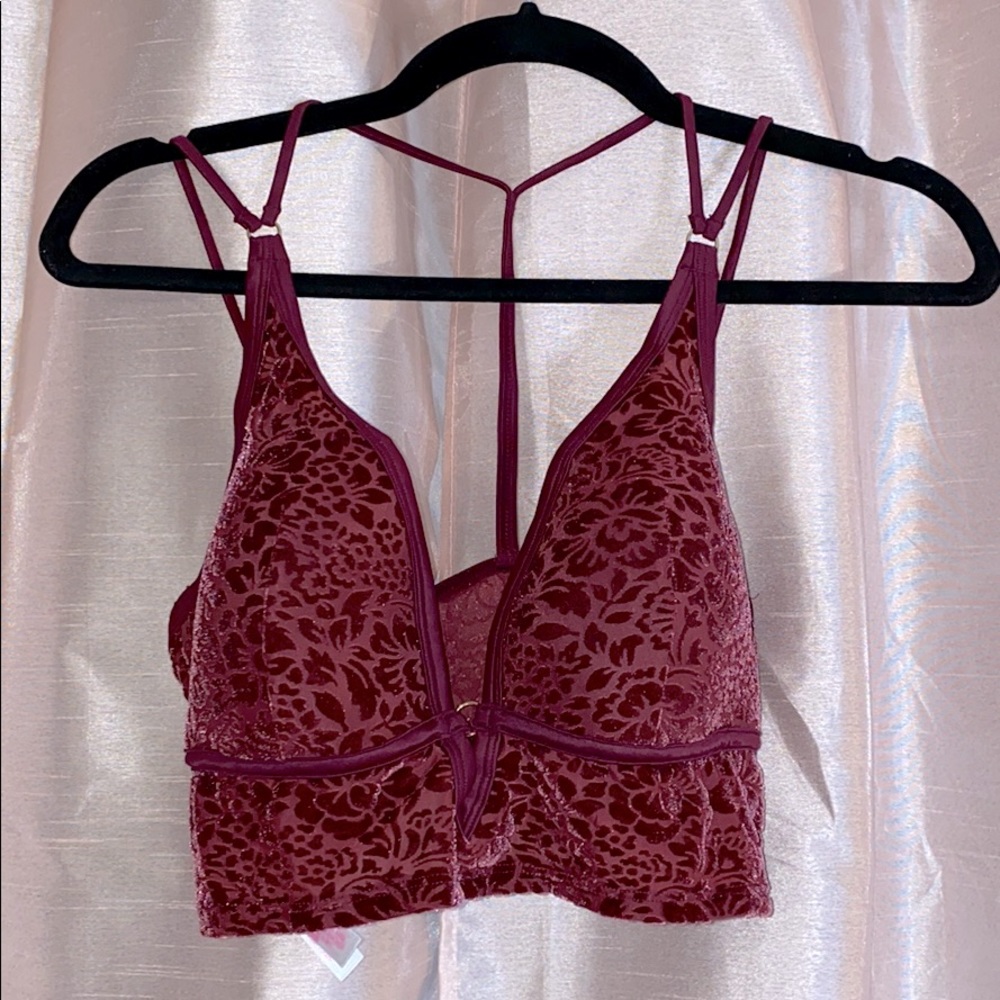 PINK Velvet Bralette